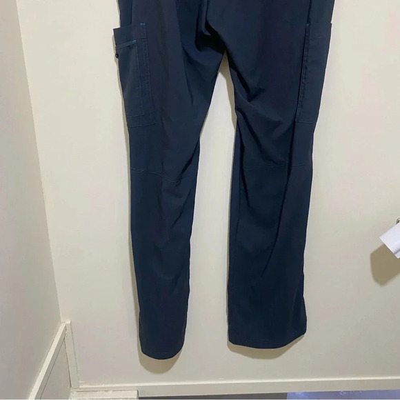 Women’s Koi Basics Navy Blue Flare Wide Leg  Scrub Stretch Pants Size M Tall NEW - Picture 10 of 16